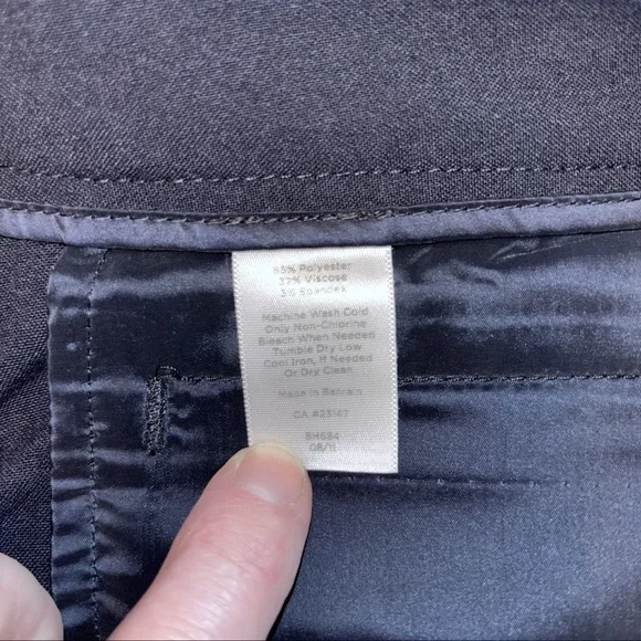 Talbots Heritage Navy Blue Pants Straight Leg Career To Casual Size 14‎ - Picture 5 of 7